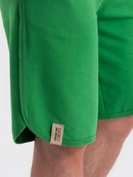 OMBRE Herrensweatshorts Grün/Türkis/Neonfarben