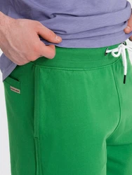 OMBRE Herrensweatshorts Grün/Türkis/Neonfarben