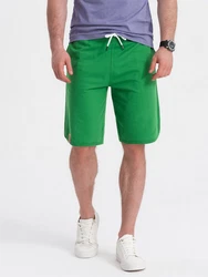 OMBRE Herrensweatshorts Grün/Türkis/Neonfarben
