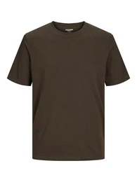 Rundhalsshirt JJEORGANIC BASIC TEE SS O-NECK NOOS mit Rundhalsausschnitt