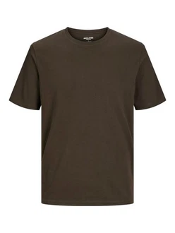 Jack & Jones T-Shirt JJEORGANIC BASIC TEE SS O-NECK dunkelbraun Jack & Jones T-Shirt JJEORGANIC BASIC TEE SS O-NECK dunkelbraun