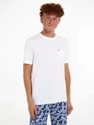 Tommy Hilfiger T-Shirt POCKET TEE Weiß/Creme