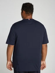 Tommy Hilfiger T-Shirt BT-CHEST STRIPE TEE-B Groe Gren mit Logostickerei Schwarz/Grün/Dunkelblau/Dunkelgrün