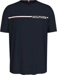 Tommy Hilfiger T-Shirt BT-CHEST STRIPE TEE-B Groe Gren mit Logostickerei Schwarz/Grün/Dunkelblau/Dunkelgrün