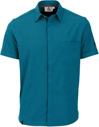 Kurzarmhemd Coesfeld II - 1/2 Hemd Karo el PETROL BLUE