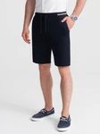 OMBRE Sweatshorts Herrenstrickshorts Dunkelblau/Blau