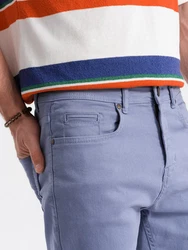 OMBRE Chinoshorts Grau/Blau/Hellblau