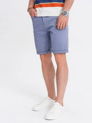 OMBRE Chinoshorts Grau/Blau/Hellblau