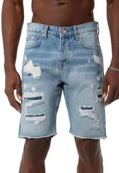 RedBridge Jeansshorts Herren Shorts Kurze Hose Jeanshose Blau/Hellblau