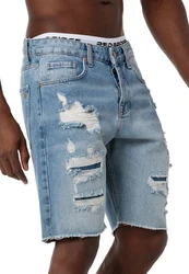RedBridge Jeansshorts Herren Shorts Kurze Hose Jeanshose Blau/Hellblau