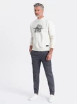 OMBRE Cargohose Herrenhose Grau/Khaki/Weiß/Beige/Creme
