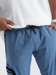 OMBRE Cargohose CARGO-Hose für Herren Hellblau/Blau
