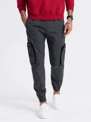 OMBRE Cargohose CARGO-Hose für Herren Dunkelrot/Rot