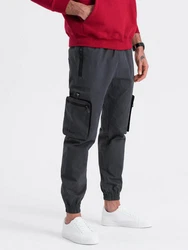 OMBRE Cargohose CARGO-Hose für Herren Dunkelrot/Rot