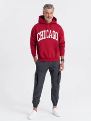 OMBRE Cargohose CARGO-Hose für Herren Dunkelrot/Rot