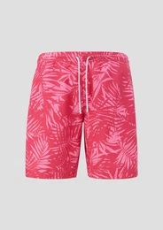 Badehose Badehose mit All-over-Print Gummizug