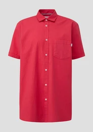 Kurzarmhemd Kurzarmhemd mit Button-Down-Kragen