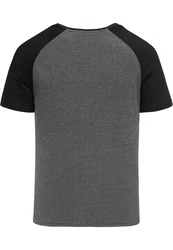 Amaci&Sons T-Shirt KENNER Basic Raglan Shirt Herren Dunkelgrau/Grau/Hellgrau