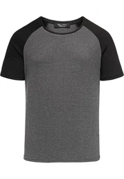 T-Shirt KENNER T-Shirt Herren Basic Raglan Shirt mit Rundhalsausschnitt