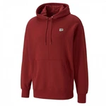 PUMA Hoodie Downtown French Terry Rot/Dunkelrot