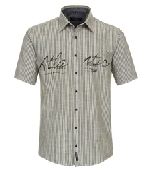 CASAMODA Blusenshirt Kent Casual Short 1/2Arm grün