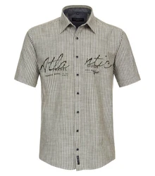 CASAMODA Blusenshirt Kent Casual Short 1/2Arm grün