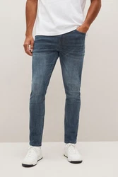 Next Essential Jeans Skinny Fit Blau/Grau/Hellblau