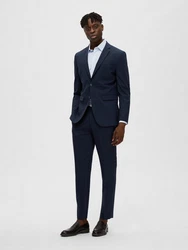 SELECTED HOMME Sakko Elon Dunkelblau/Hellblau/Blau