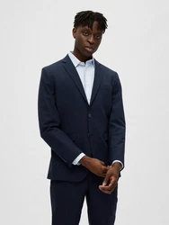 SELECTED HOMME Sakko Elon Dunkelblau/Hellblau/Blau
