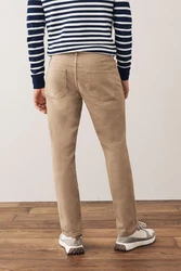 Next Slim Fit Stretch Jeans Khaki/Braun/Beige