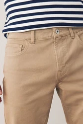 Next Slim Fit Stretch Jeans Khaki/Braun/Beige