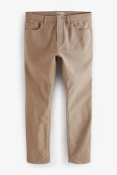 Next Slim Fit Stretch Jeans Khaki/Braun/Beige