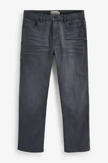Next Straight-Jeans Essential Stretch-Jeans im Straight Fit Dunkelgrau/Grau/Dunkelblau/Blau/Hellgrau