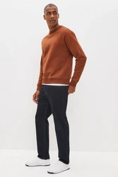 Next Straight-Jeans Essential Stretch-Jeans im Straight Fit Dunkelblau/Hellblau