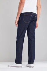 Next Authentische Straight Fit Jeans Dunkelblau/Blau/Lila