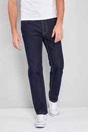 Bandeau-Bikini-Top Authentische Straight Fit Jeans, 100% Baumwolle (1-St)