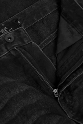 Next Authentische Straight Fit Jeans Schwarz/Grau/Dunkelgrau