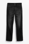 Next Authentische Straight Fit Jeans Schwarz/Grau/Dunkelgrau