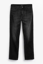 Straight-Jeans Authentische Straight Fit Jeans, 100% Baumwolle (1-tlg)