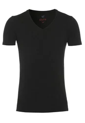 Pure T-Shirt Basic Shirt Doppelpack Schwarz