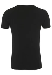 Pure T-Shirt Basic Shirt Doppelpack Schwarz