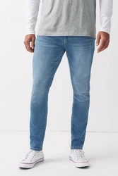 Next Skinny-fit-Jeans Motion Flex Stretch Jeans Blau/Hellblau