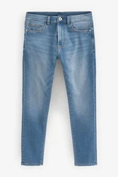 Next Skinny-fit-Jeans Motion Flex Stretch Jeans Blau/Hellblau