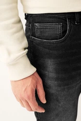 Next Skinny-fit-Jeans Motion Flex Stretch Jeans Schwarz/Grau/Dunkelgrau