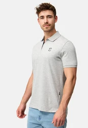 Indicode Poloshirt INYonah Grau