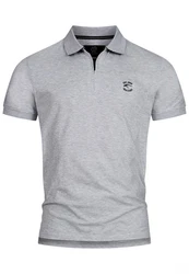 Indicode Poloshirt INYonah Grau