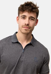 Indicode Poloshirt INYonah Grau/Hellgrau/Dunkelgrau/Braun