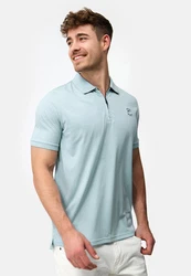 Indicode Poloshirt INYonah Blau/Hellblau/Türkis/Grün