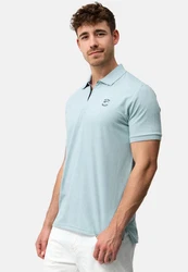 Indicode Poloshirt INYonah Blau/Hellblau/Türkis/Grün