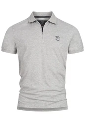 Indicode Poloshirt INYonah Grau